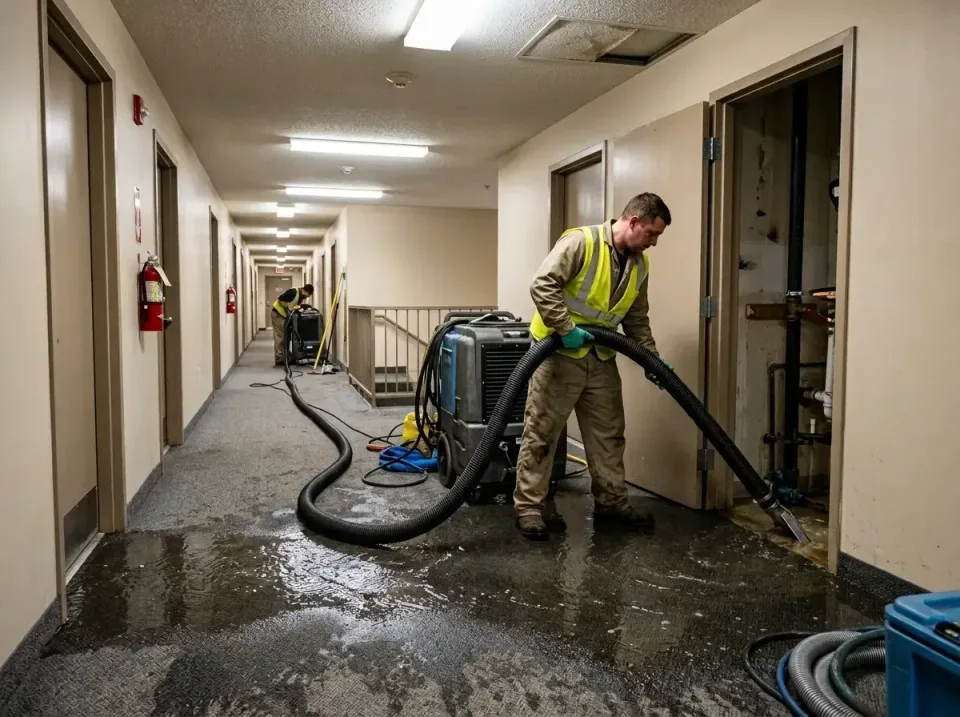 multi-unit-apartment-hallway-f-005 — frequently asked questions, Emergency Burst Pipe Water Extraction & Removal in West Bay…